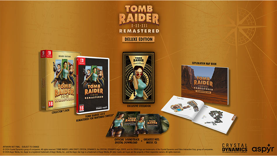 TOMB RAIDER I-II-III REMASTERED DELUXE EDITION SWITCH EU PRE-SALE TOMB RAIDER I-II-III REMASTERED DELUXE EDITION SWITCH EU PRE-SALE